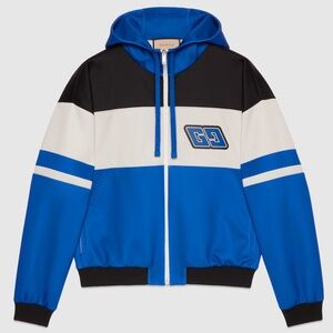 Gucci★素敵!Neoprene Zip Blue Black Jacket White Hoodie Gucci | Jackets & Coats | Mens Gucci Reversible Jacket Navy